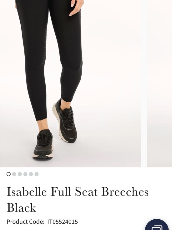 Pants - LeMieux Black Equestrian Breeches with Full Seat